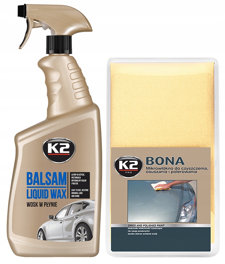

K2 Balsam Do Nabłyszczania Lakieru + Mikrofibra