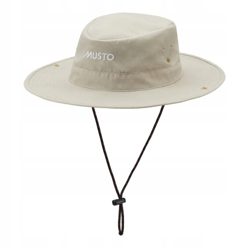 Kapelusz Żeglarski Musto Fast Dry Brimmed Hat 86129 812 Beżowy Rozmiar S/m