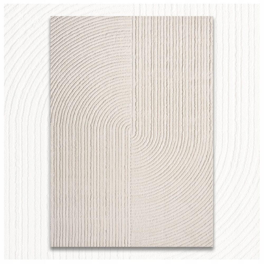 Koberec Do Obývacího Pokoje 120 X 170 CM Hustý Vlas Moderní Vzhled Zahřeje Interiér