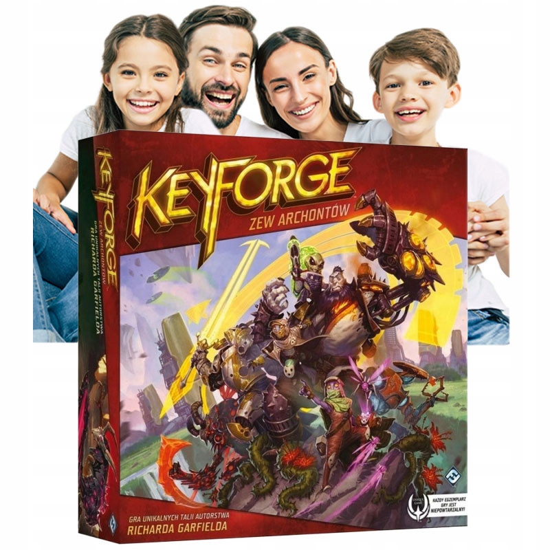 KeyForge Zew Archontów Rewelacyjna Gra dla Rodzinki Planszówka Familijna