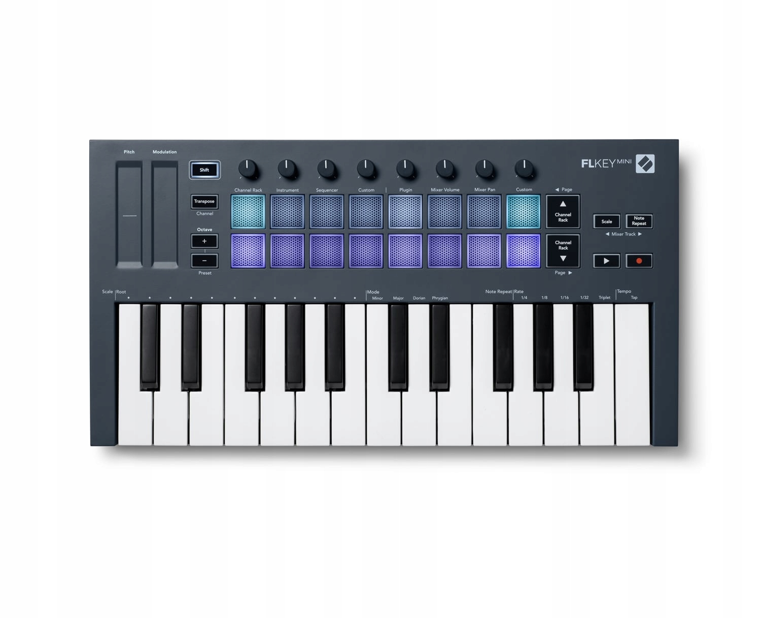 Ovládací klávesnice Novation FLkey Mini