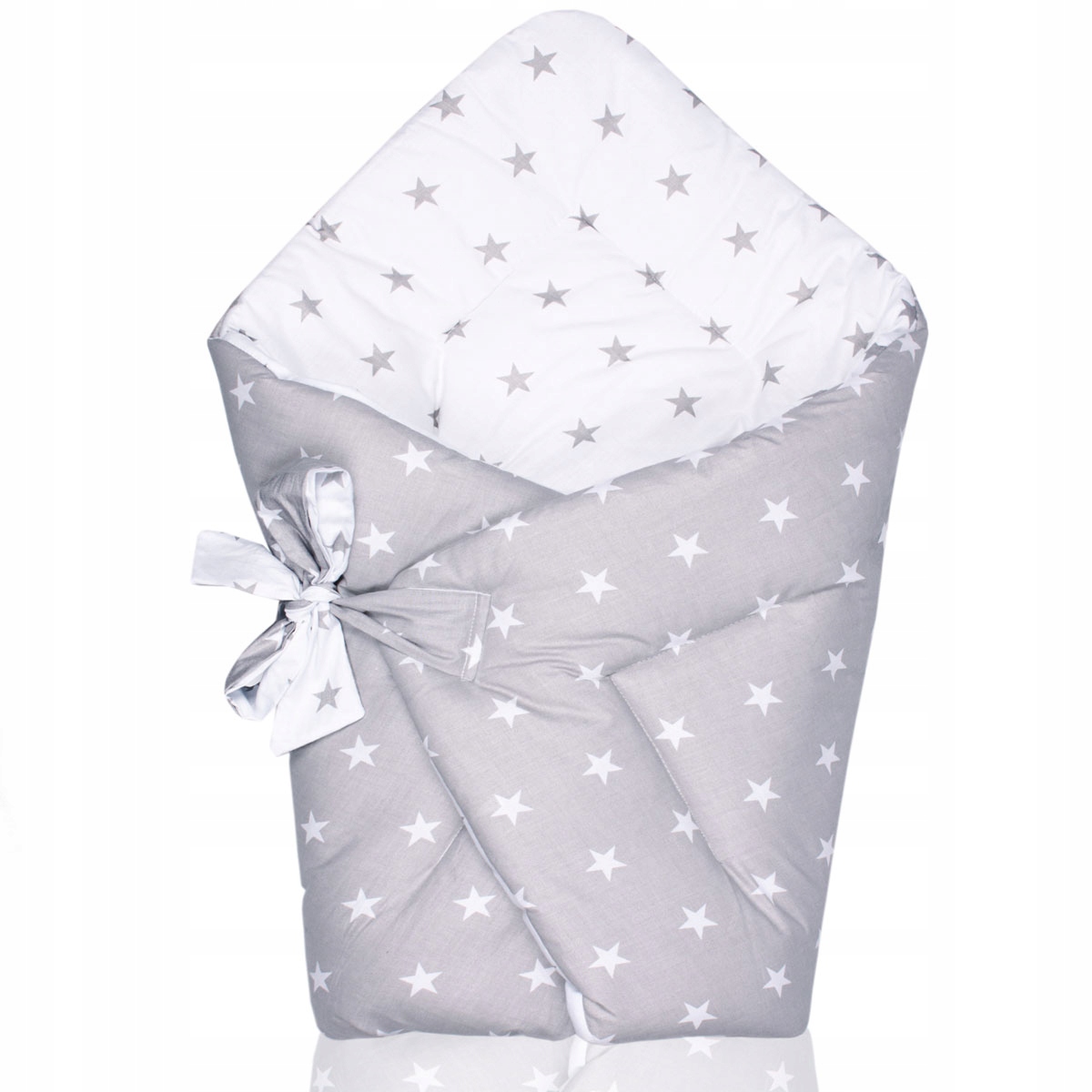 PALULLI niemowlęcy rożek Minky 80x80 becik otulacz