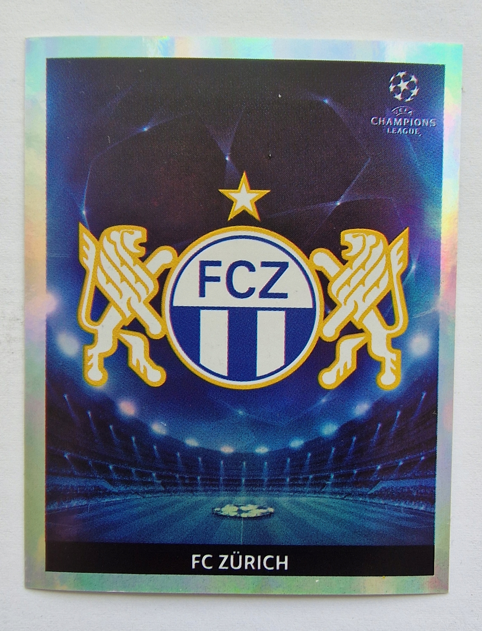 2009-10 Panini Champions League Logo Fc Zurich /CL