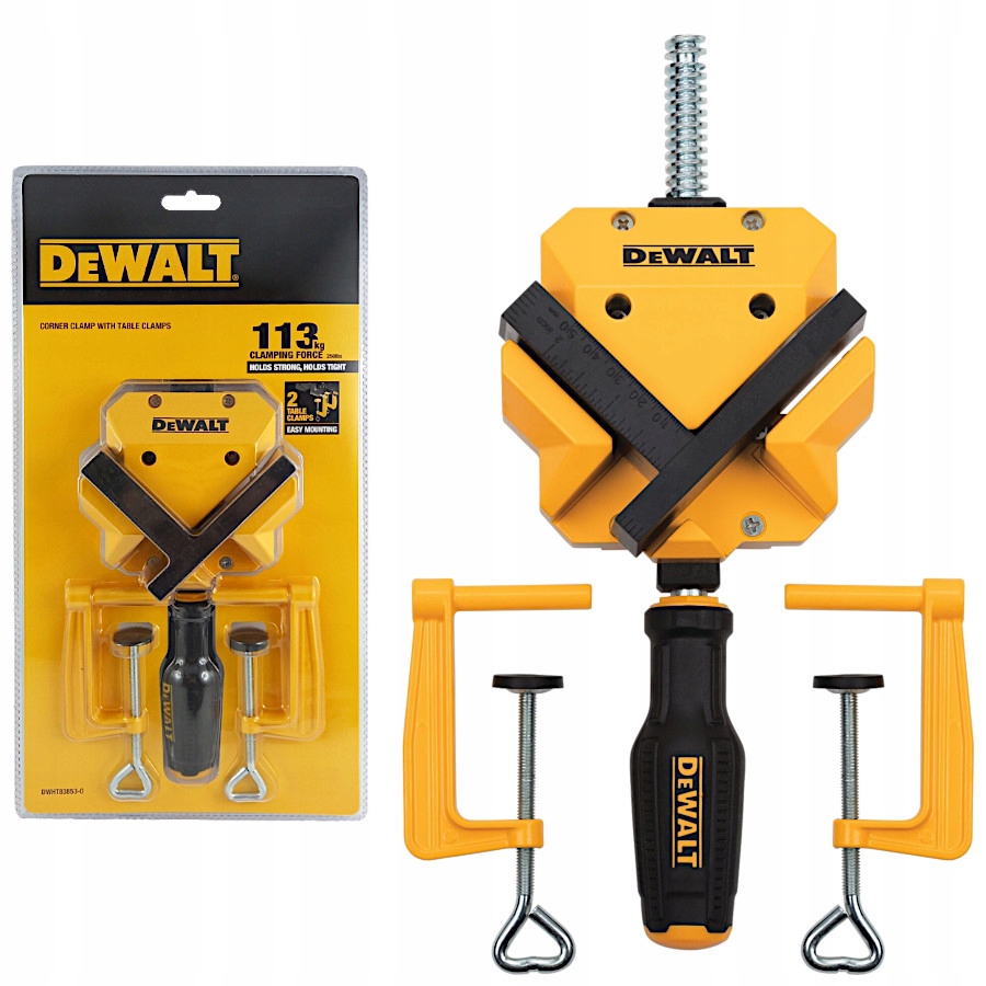 

Ścisk kątowy narożny 90° stolarski Dewalt 83853