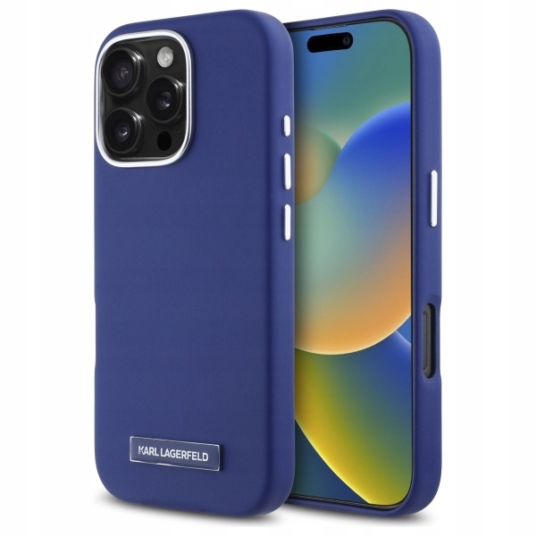 Karl Lagerfeld KLHMP16XPGMSRPB iPhone 16 Pro Max 6.9" modrý/modrý hardca