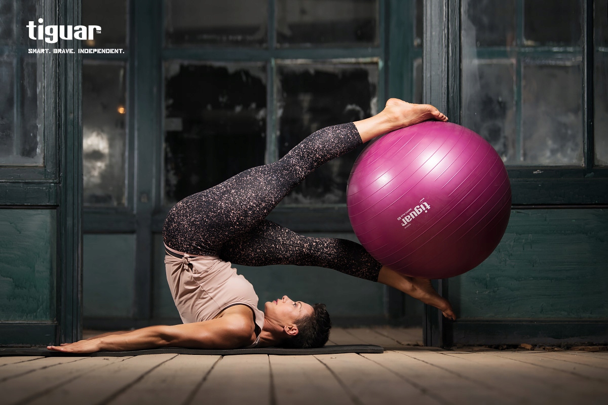 tiguar piłka body ball safety plus 65 cm - grafit EAN (GTIN) 5902860492313