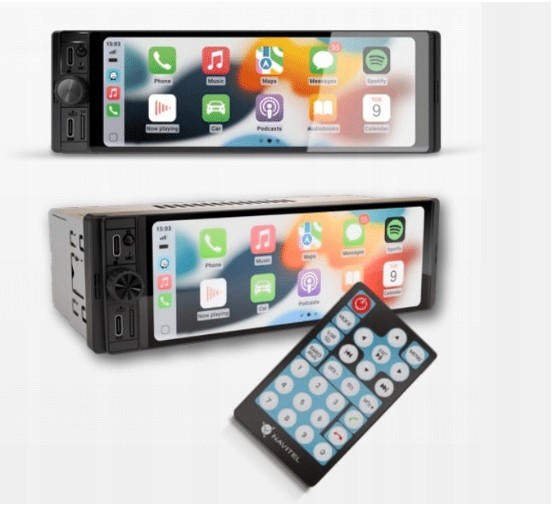 Navitel RD10 radio samochodowe 1DIN CarPlay i Android Auto Bluetooth