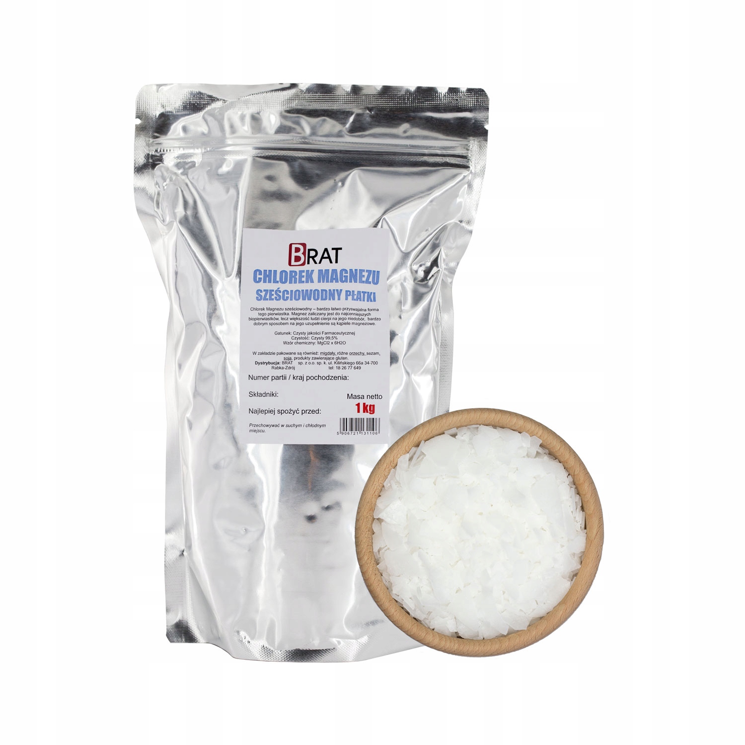 

Chlorek Magnezu Czysty Farmaceutyczny 1kg