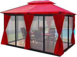 Minzo Záhradný Pavilón S Moskytiérou A Oświet.led