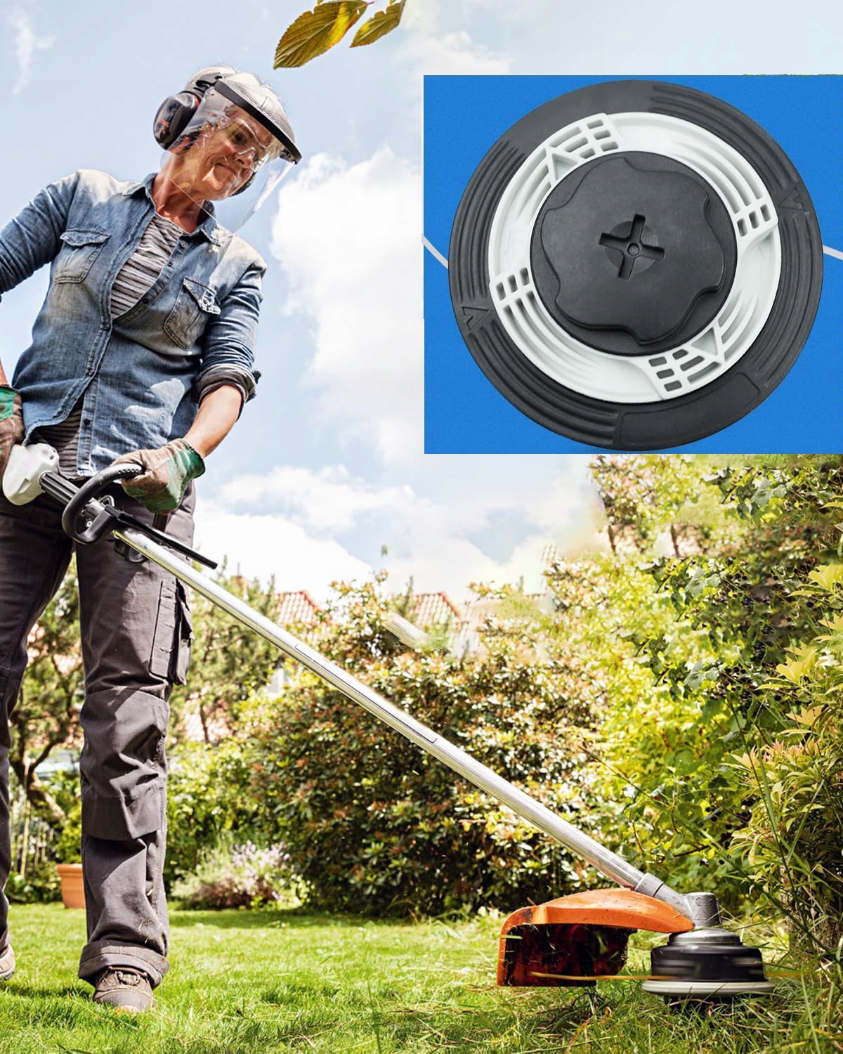 GŁOWICA DO STIHL M8 1,25LH FS38 40 45 50 FSE81 GŁOWICA KOSY SPALINOWEJ EAN (GTIN) 0882696006968