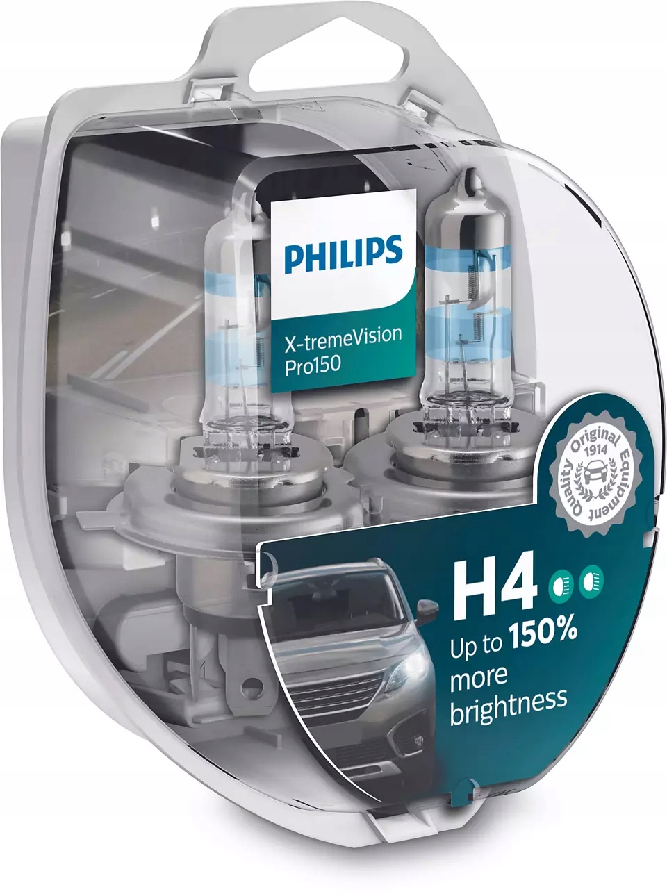 

Philips Żarówki H4 X-Treme Vision Pro150 +150%