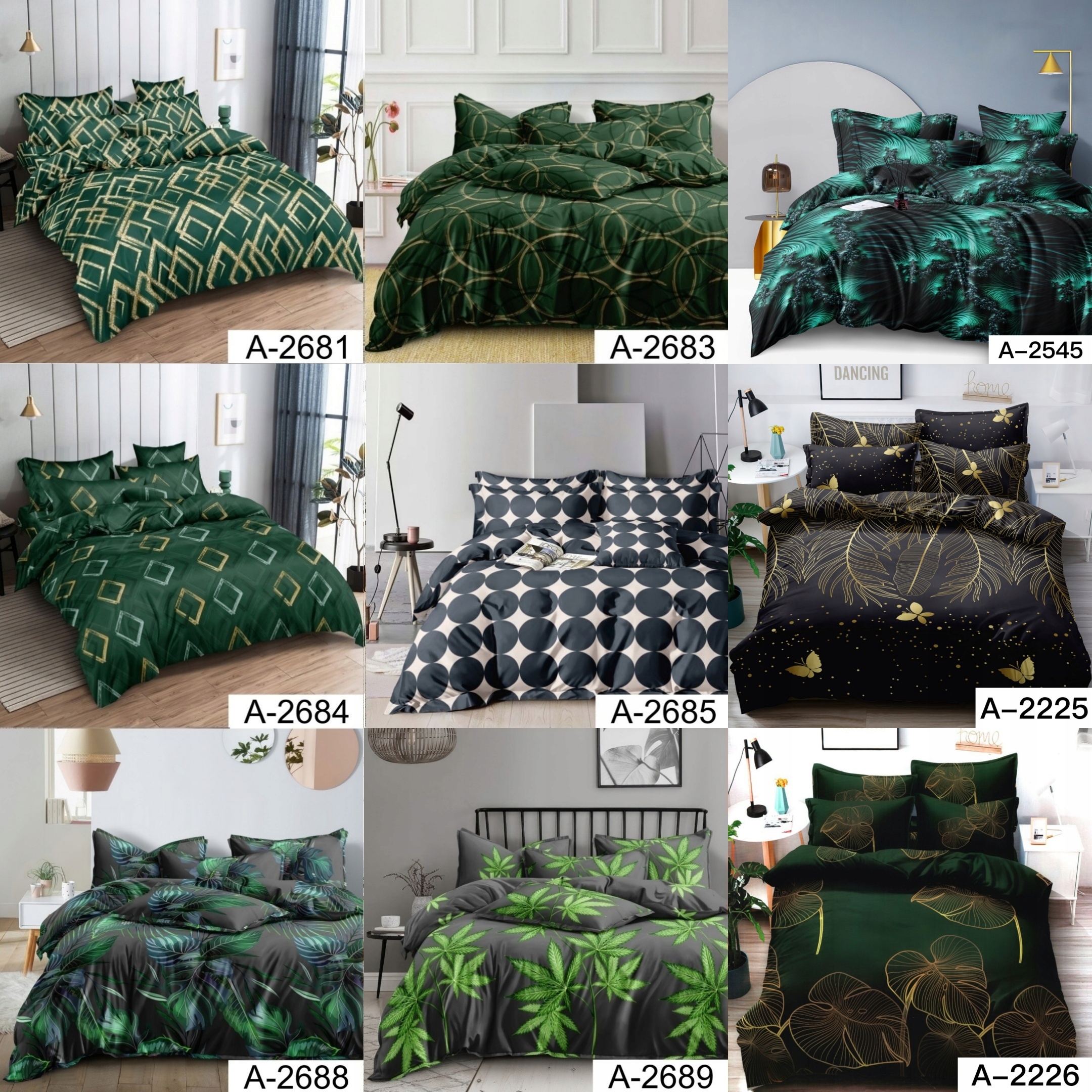 KOMPLET POŚCIEL 200X220 +2 POSZEWKI DWUSTRONNA SATYNA WZORY Wymiary poduszki 70x80cm