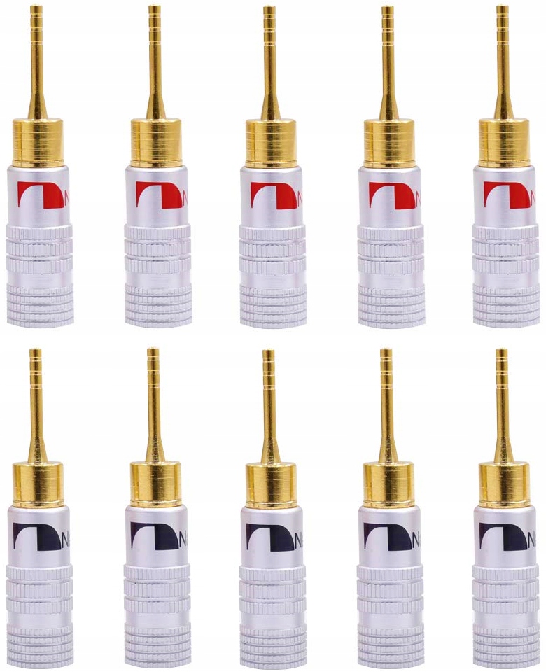 Nakamichi Špendlíkové zástrčky Proste 2mm Hq Premium 10 Ks