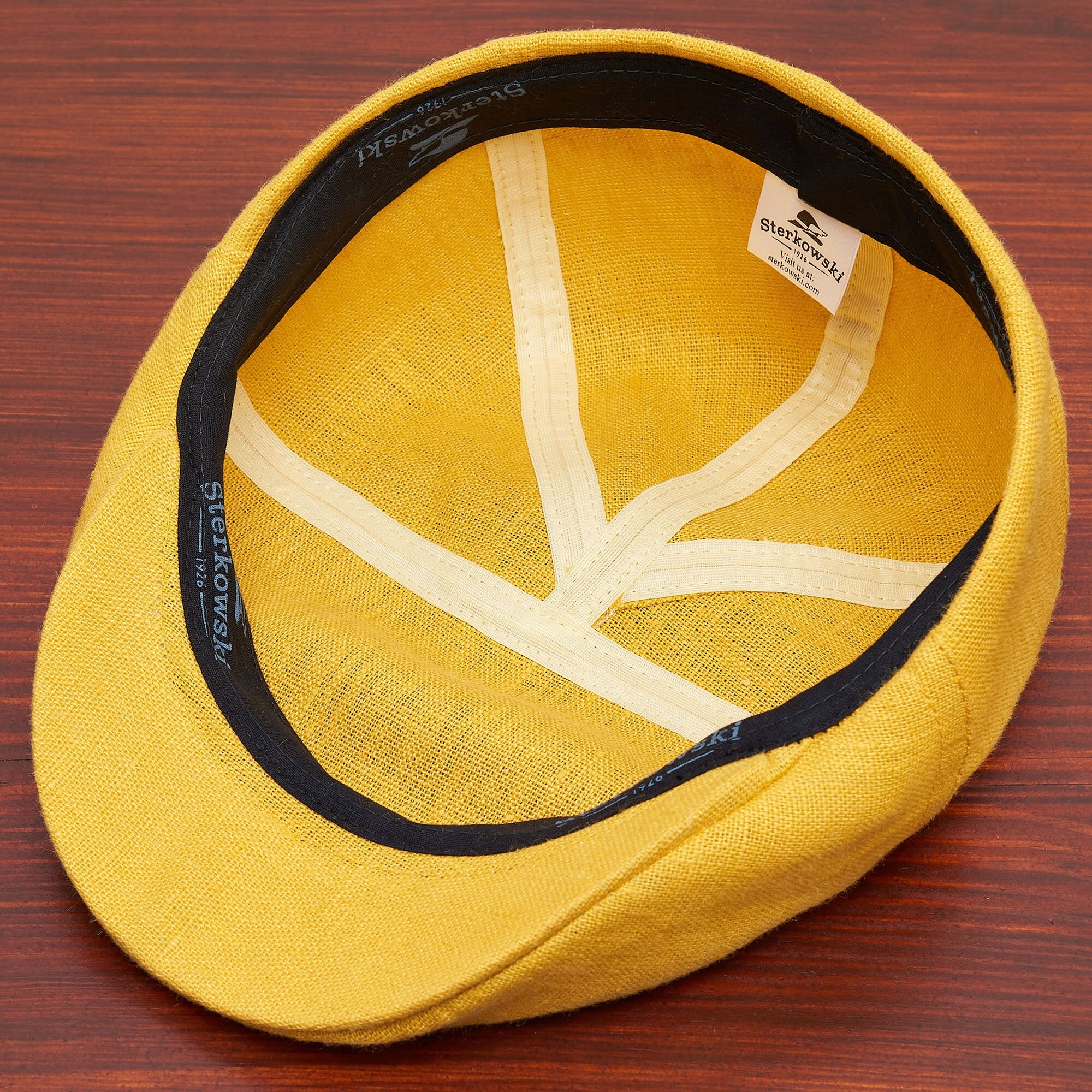 LNIANY LETNI KASZKIET ŻÓŁTY CZAPKA Z DASZKIEM 59CM Płeć uniseks