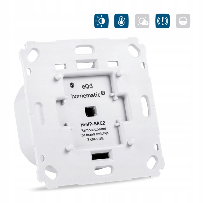 Akčný člen dialkového ovládania zápustná montáž, 2 kanály HmIP-BRC2