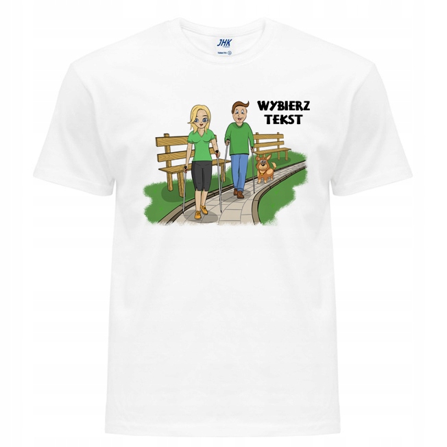 

Koszulka Męska T-shirt Sport Nordic Walking S