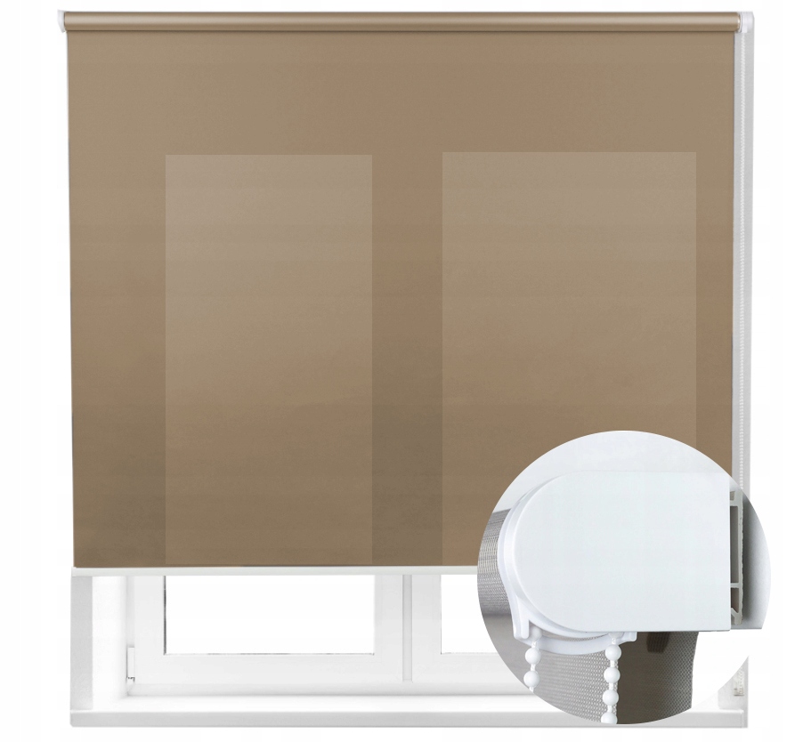 Nástěnná roleta Hladká Klasická Na Míru 206x180 Volně Visící