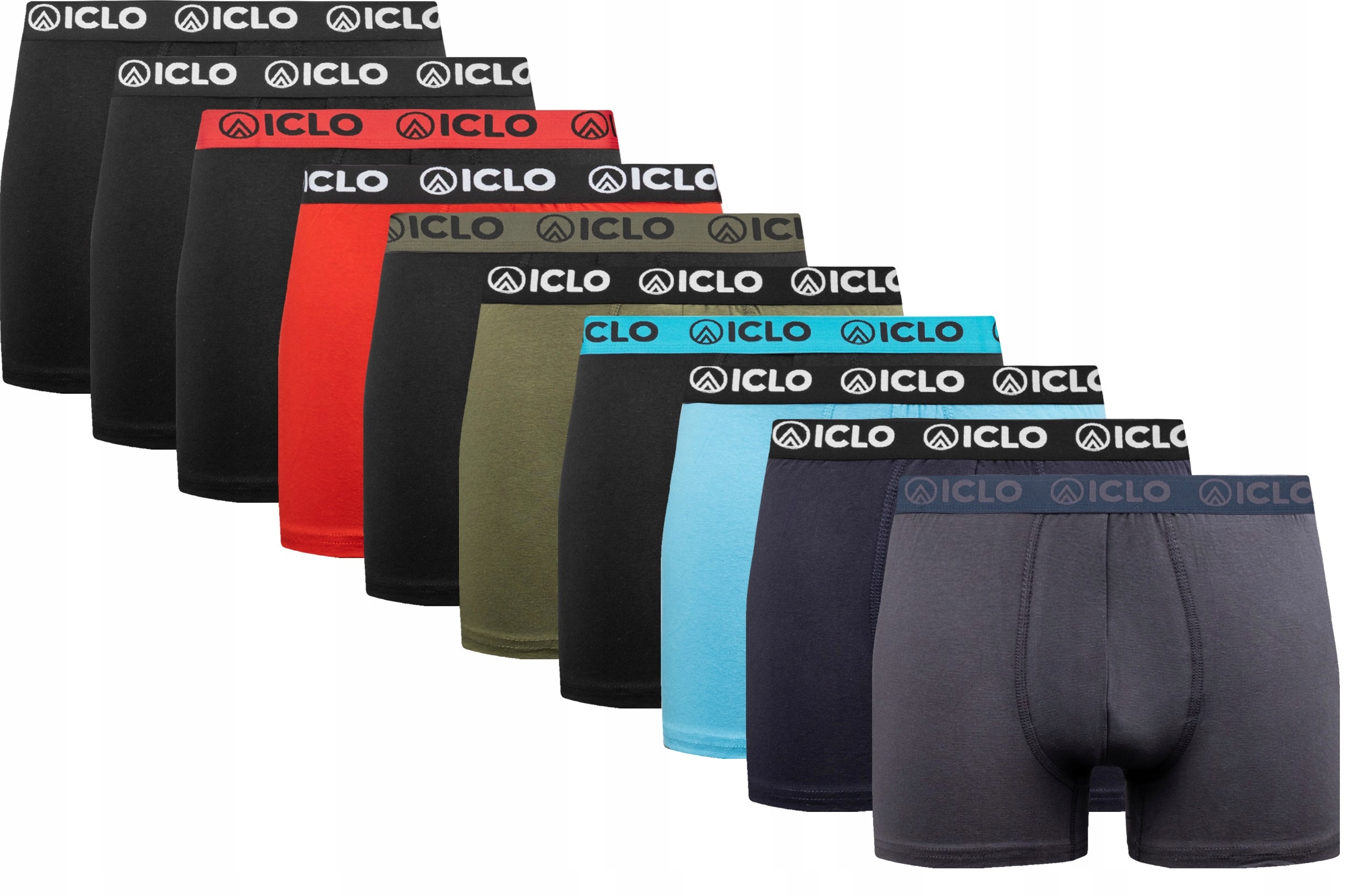 

Bokserki Iclo męskie bawełniane 10 sztuk r. XL