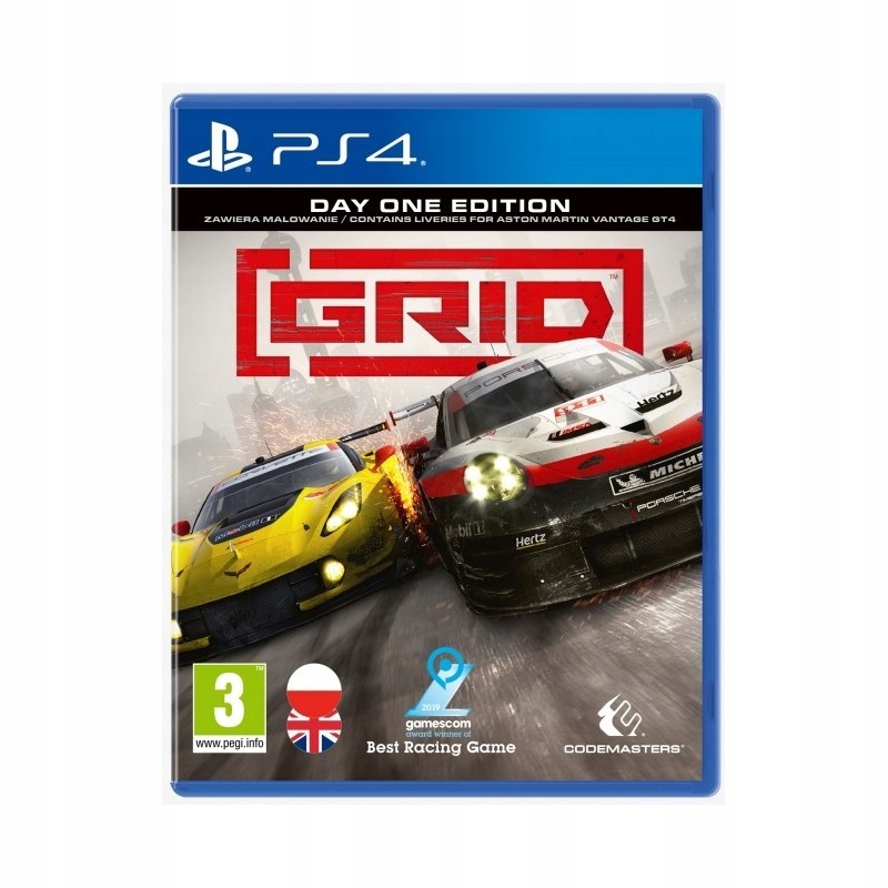 GRID DAY1 EDITION / NOWA / PL/ PS4 Tytuł Grid Day One Edition