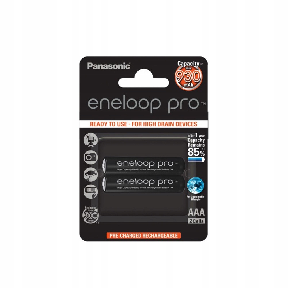 

Panasonic Eneloop Pro R03/AAA 930mAh akumulator 2