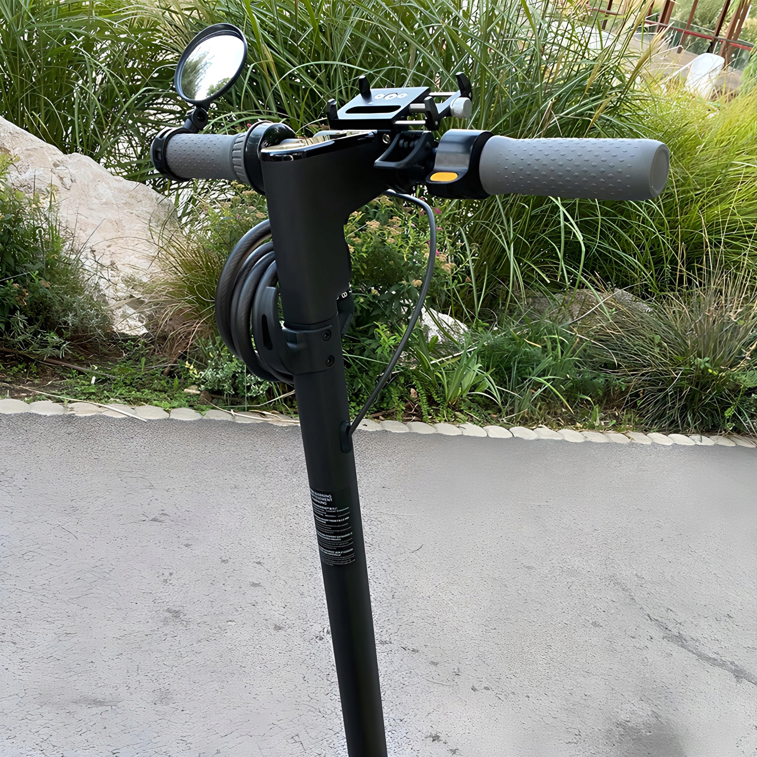 LUSTERKO ROWEROWE DO ROWERU NA KIEROWNICĘ WYPUKŁE Montaż kierownica