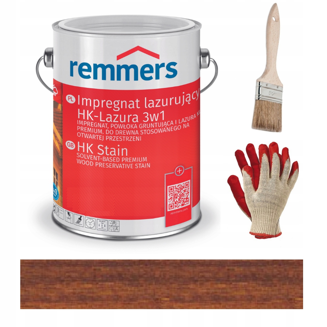 Remmers hk lasur 2,5l lazura do drewna 3w1 Orzech