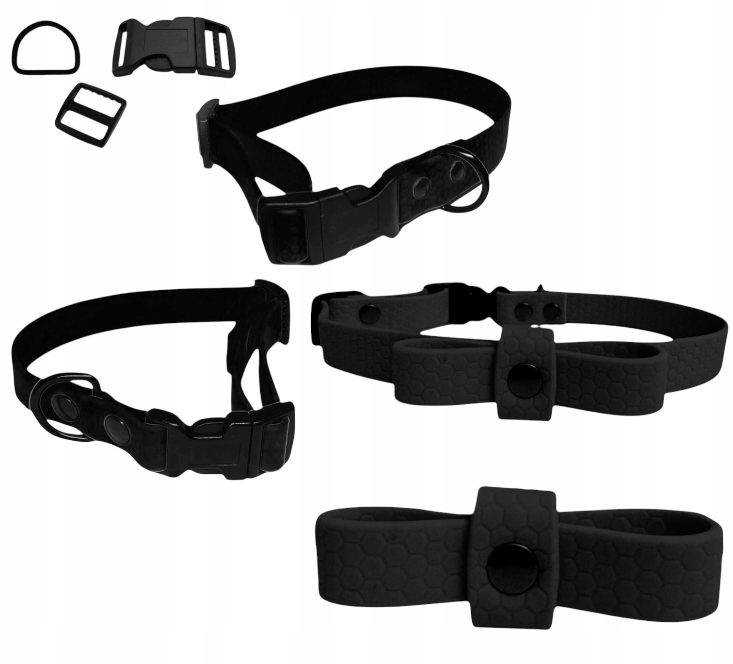 Levně Obojek S Mašličkou Pro Malého Psa, Měkký, Voděodolný, Biothane Hexa L