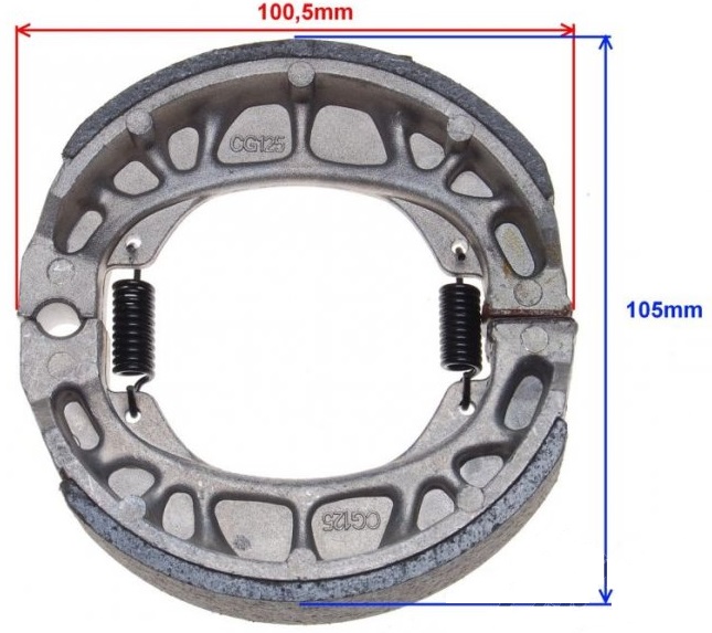kplt.szczęk hamulcowych 4T. Romet Router Bassa Producent inny