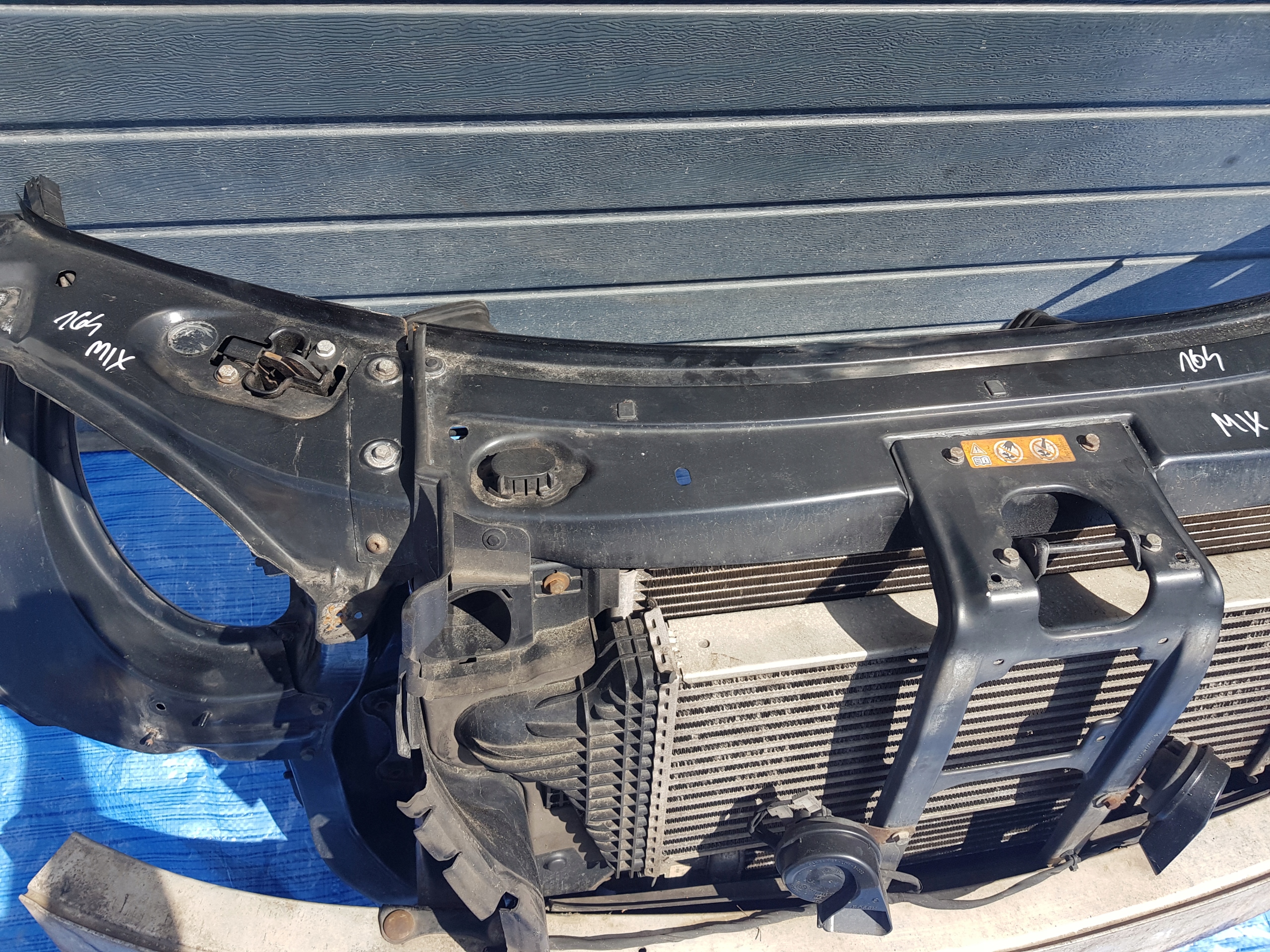 support panel for radiators radiator MERCEDES ML W164 GL X164 CDI
