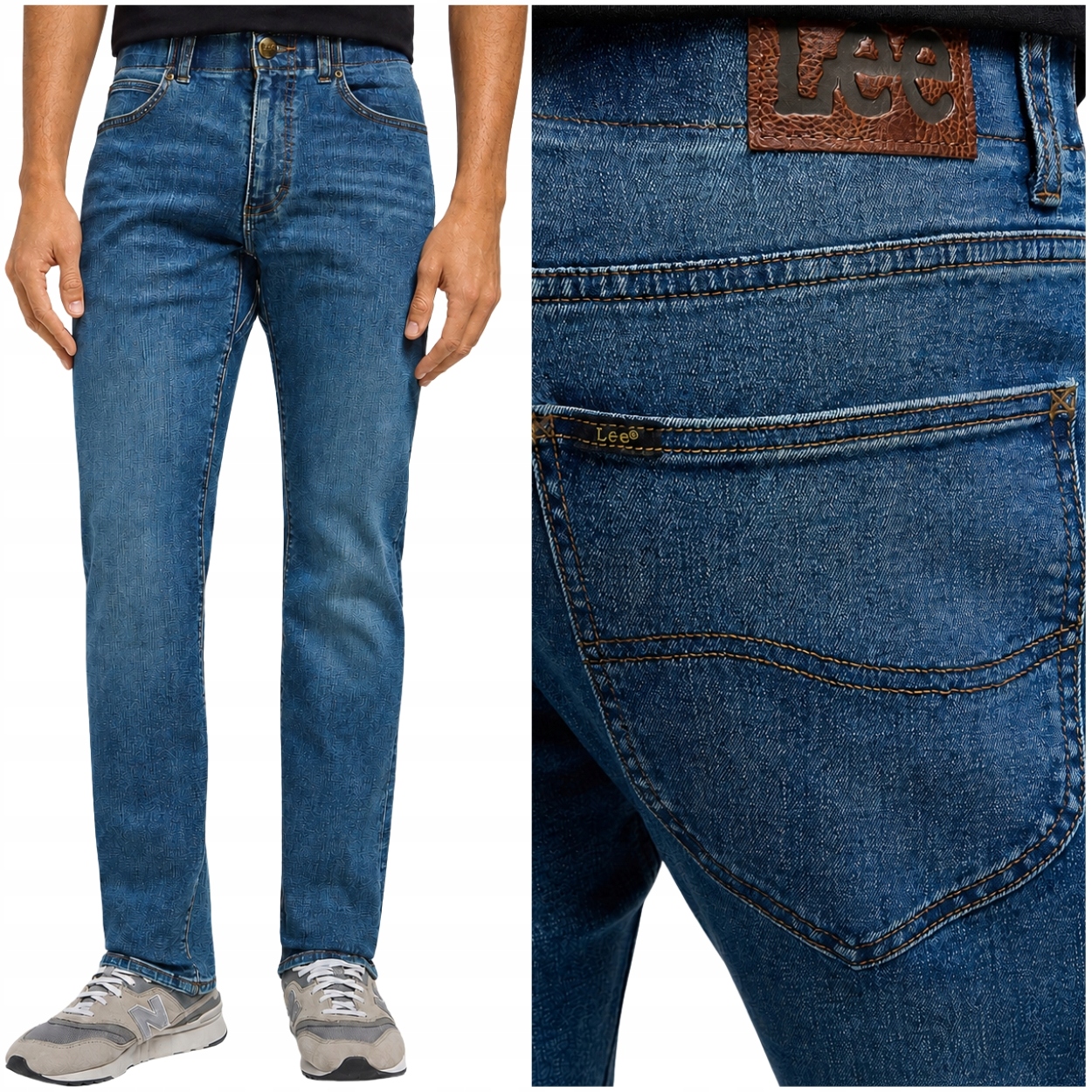 Lee Slim Fit Extreme Motion pohodlné přiléhavé džínové kalhoty W38 L32