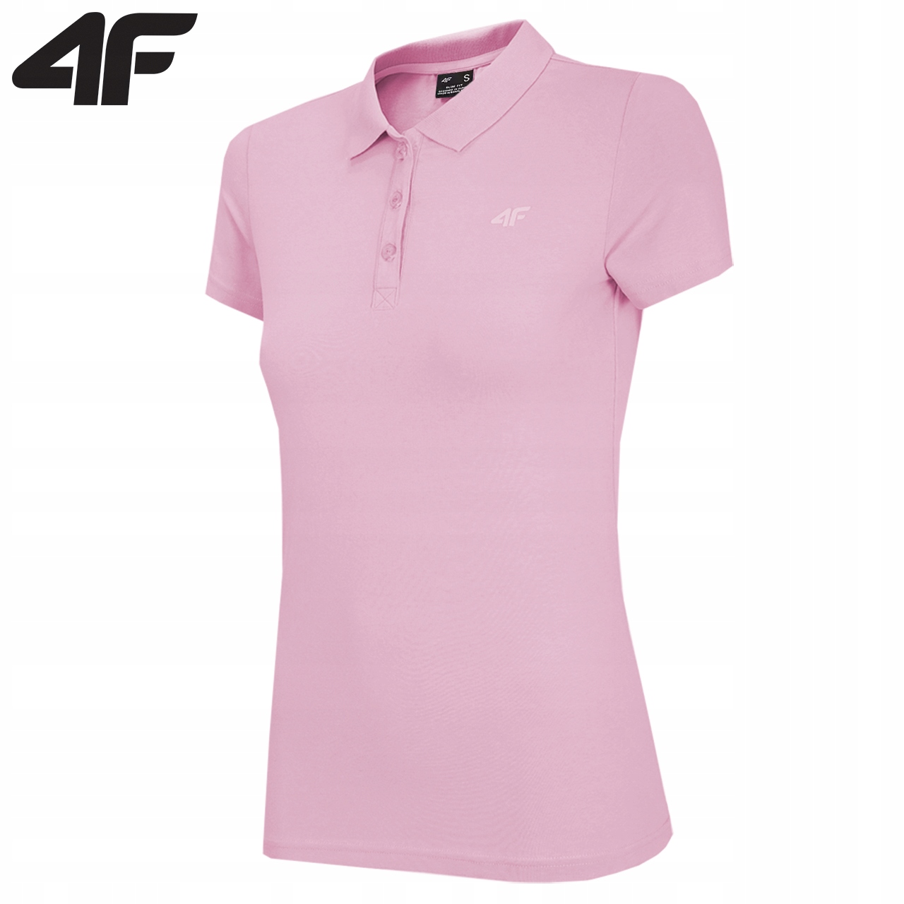 KOSZULKA POLO DAMSKA 4F F132 BAWEŁNIANA POLÓWKA T-SHIRT LIMITOWANA L Rozmiar L