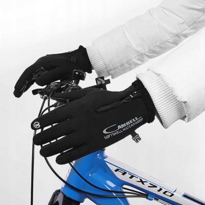 DOTYKOWE RĘKAWICZKI SPORTOWE WODOODPORNE RĘKAWICE ROWEROWE BIEGANIA ZIMOWE Rodzaj pięciopalczaste