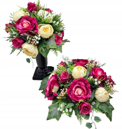 Komplet na hrob dekorácia kytica na cintorín všetkých svätých