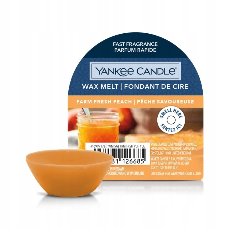 

Yankee Candle wosk Farm Fresh Peach