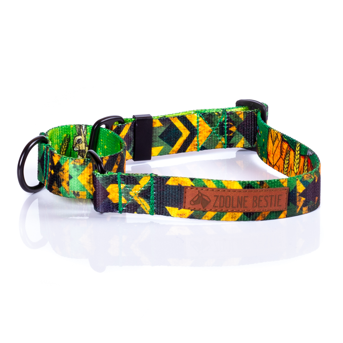 

Obroża martingale dla psa Zdolne Bestie XL sz3,7cm