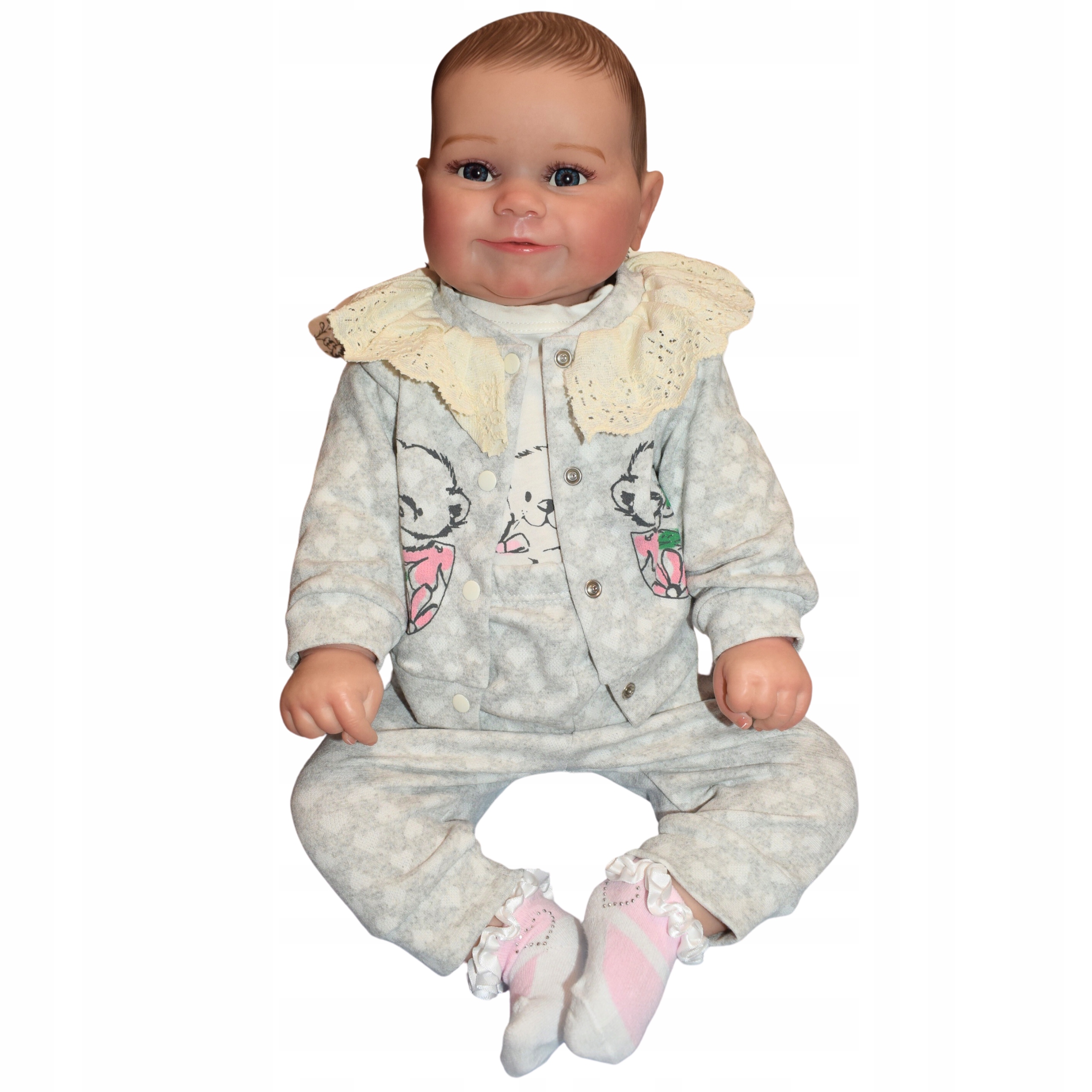 KOMPLET DLA DZIEWCZYNKI Bluza i Spodnie i Body 74 Rozmiar 74