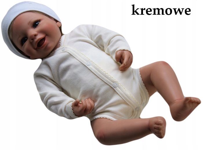 

Body rozpinane pajacyk długi rękaw 56 bawełniane