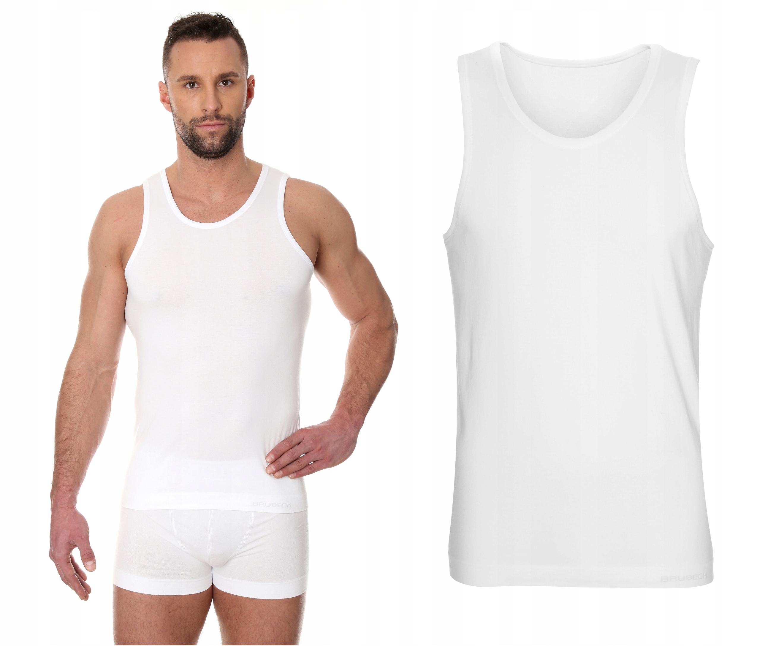 

Brubeck męski bawełniany podkoszulek bezrękawnik M