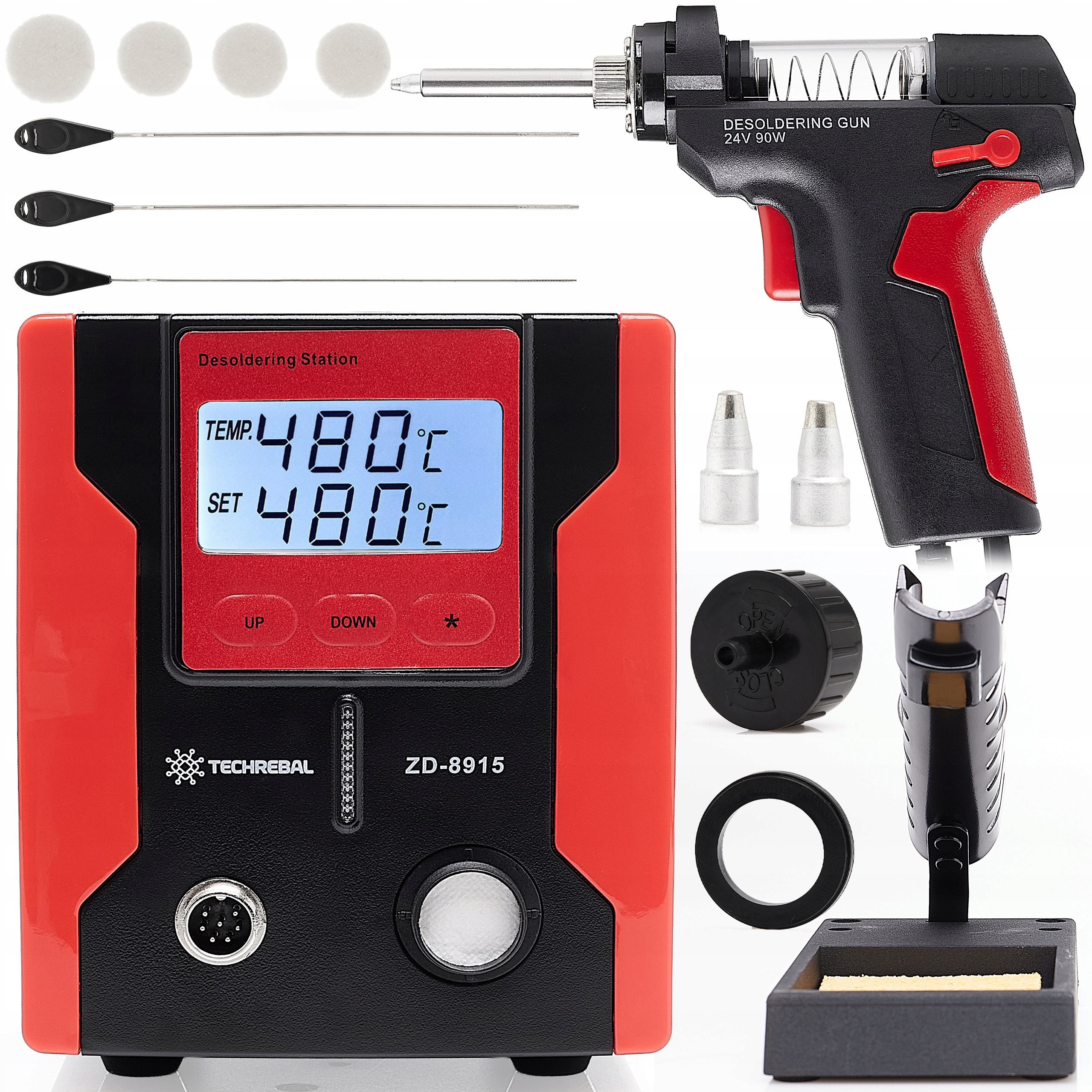 Stacja Rozlutownicza ZD-8915 Rozlutownica 160W Szybkie Nagrzewanie