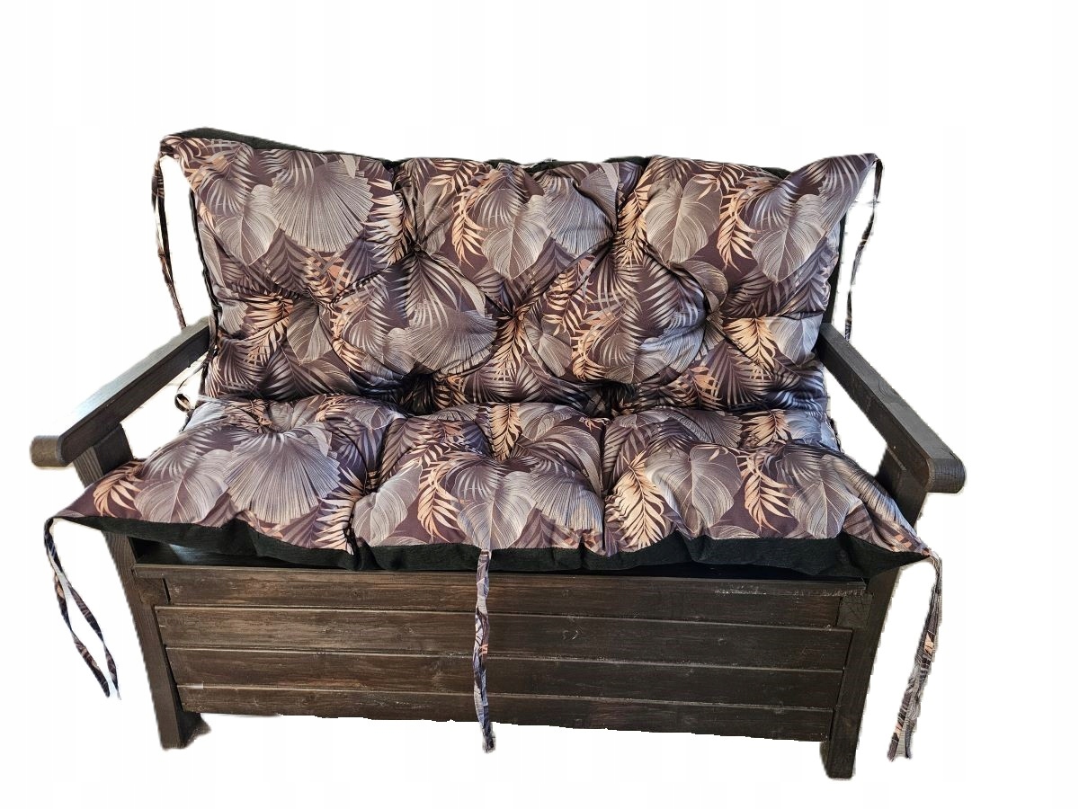 Poduszka na Ławkę 120x60x50 Producent wodoodporna siedzisko oparcie ogród