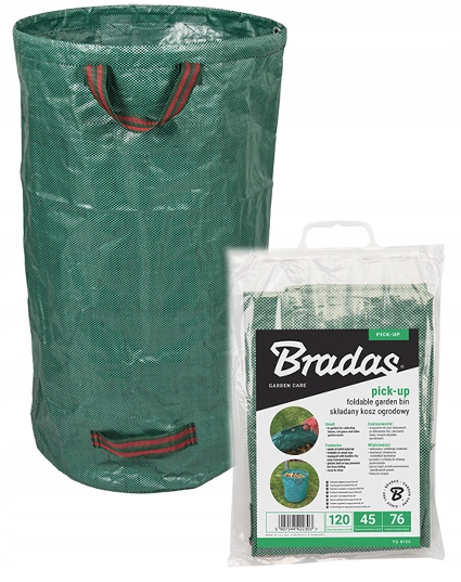 

Składany Kosz Ogrodowy Na Trawe Liście Mocny 120l