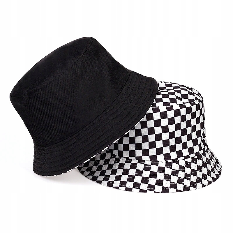 

Bucket Hat czapka Kapelusz dwustronna Kratka
