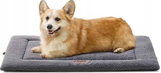 Levně Bedsure Střední podložka do pelíšku pro psa – 76 x 53 cm, šedá