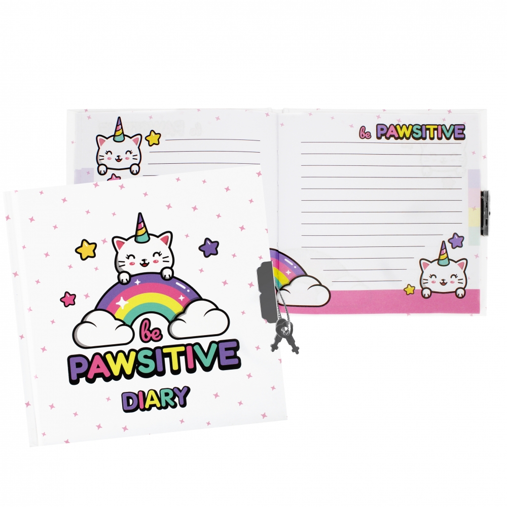 

Catcorn Pamiętnik Notes zamykany na kłódkę 5157