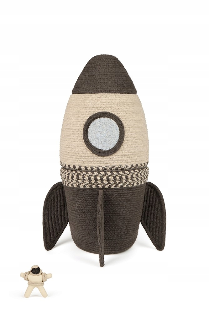 Kosz dekoracyjny Giant Rocket, "Mom, I want to be an astronaut" Lorena