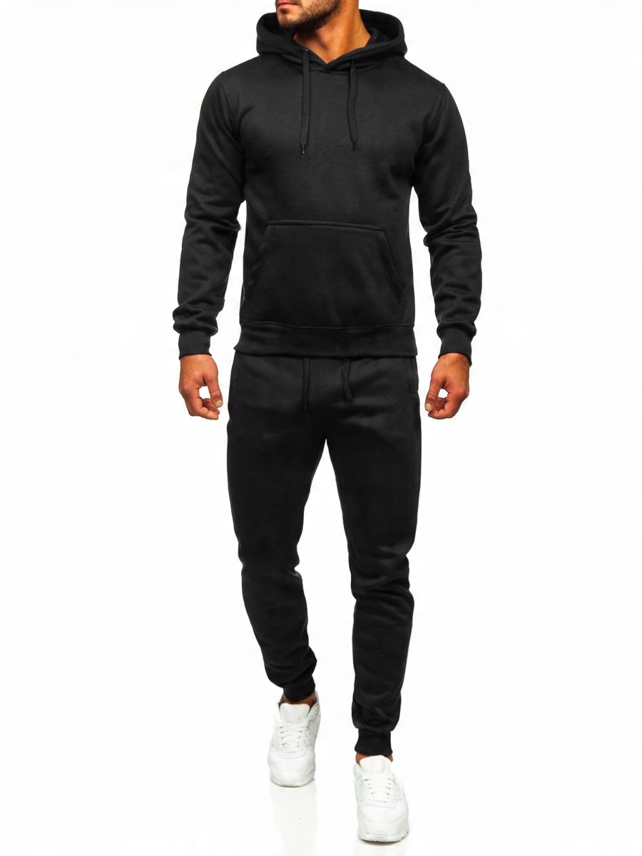 

Komplet Dresowy Męski Dres Czarny D003 DENLEY_2XL