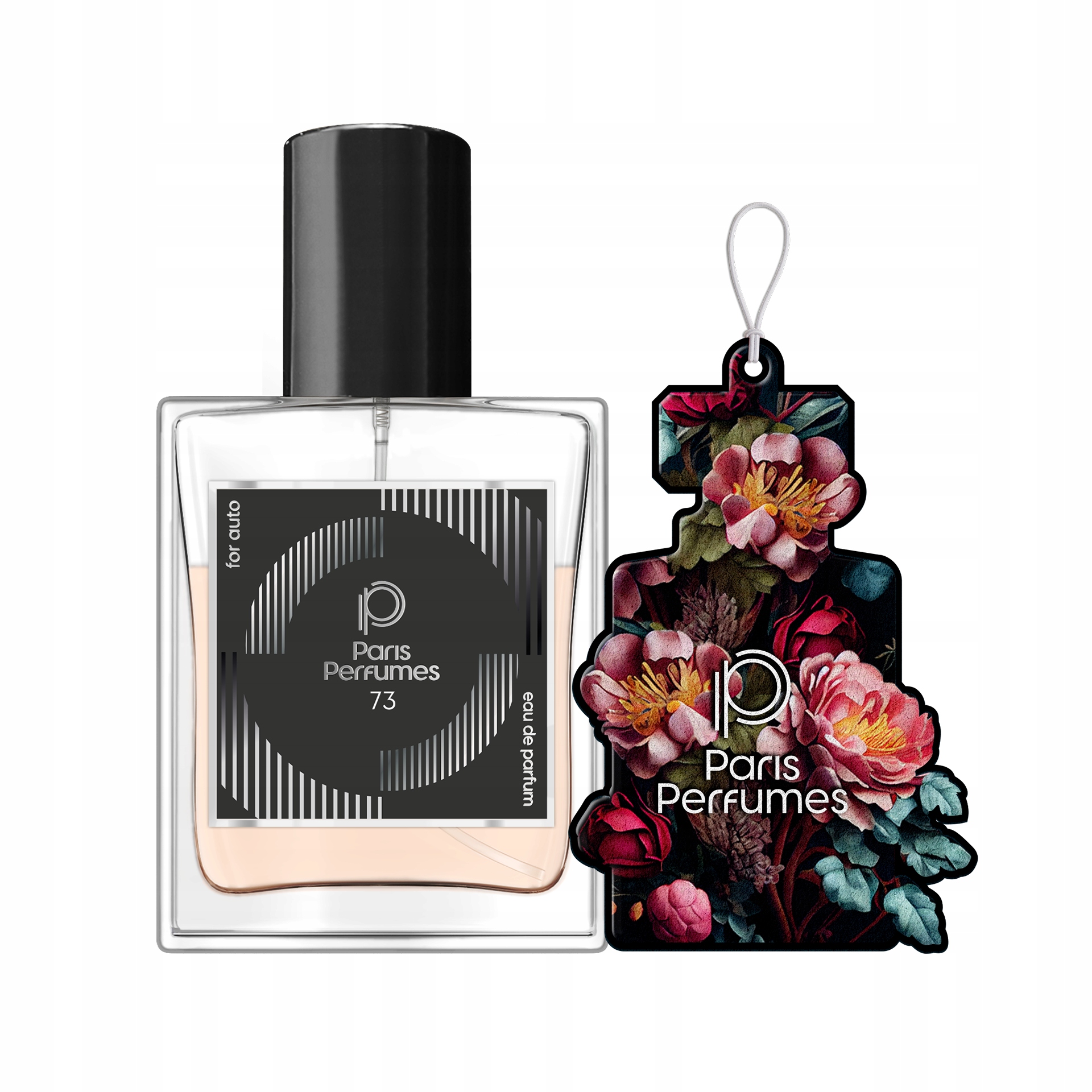Paris Perfumes N° 73 Perfumy do auta zawieszka Zapach do samochodu