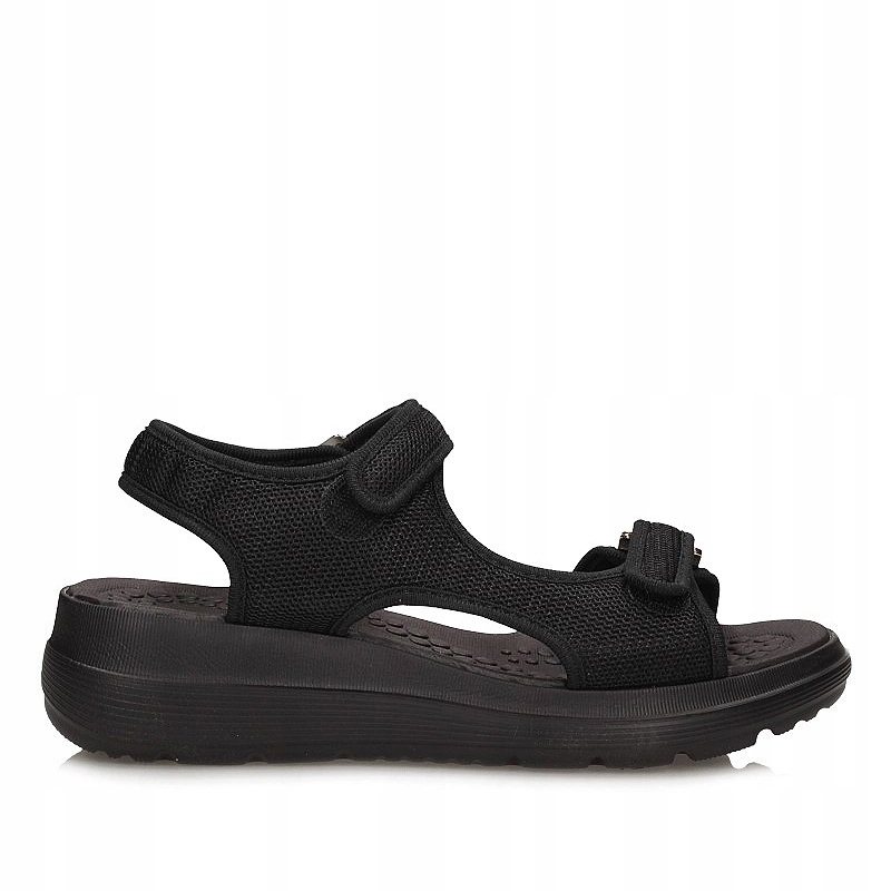 Dámské sandály na platformě na suchý zip Azaleia 18833 AT004 Vel. 41-42 černé