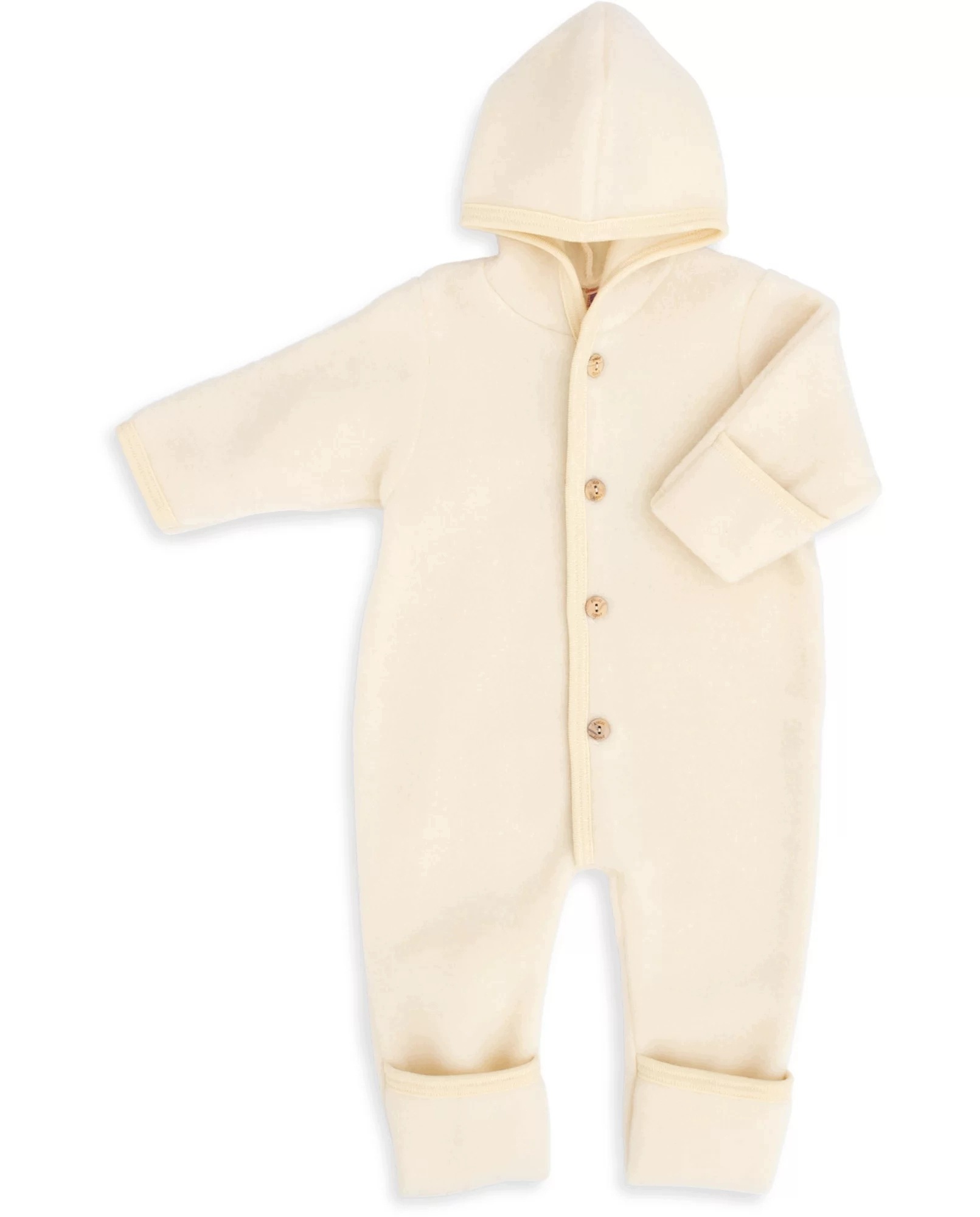 Kombinezon merino z kapturem Natural Naturalny 62/68 Engel Natur