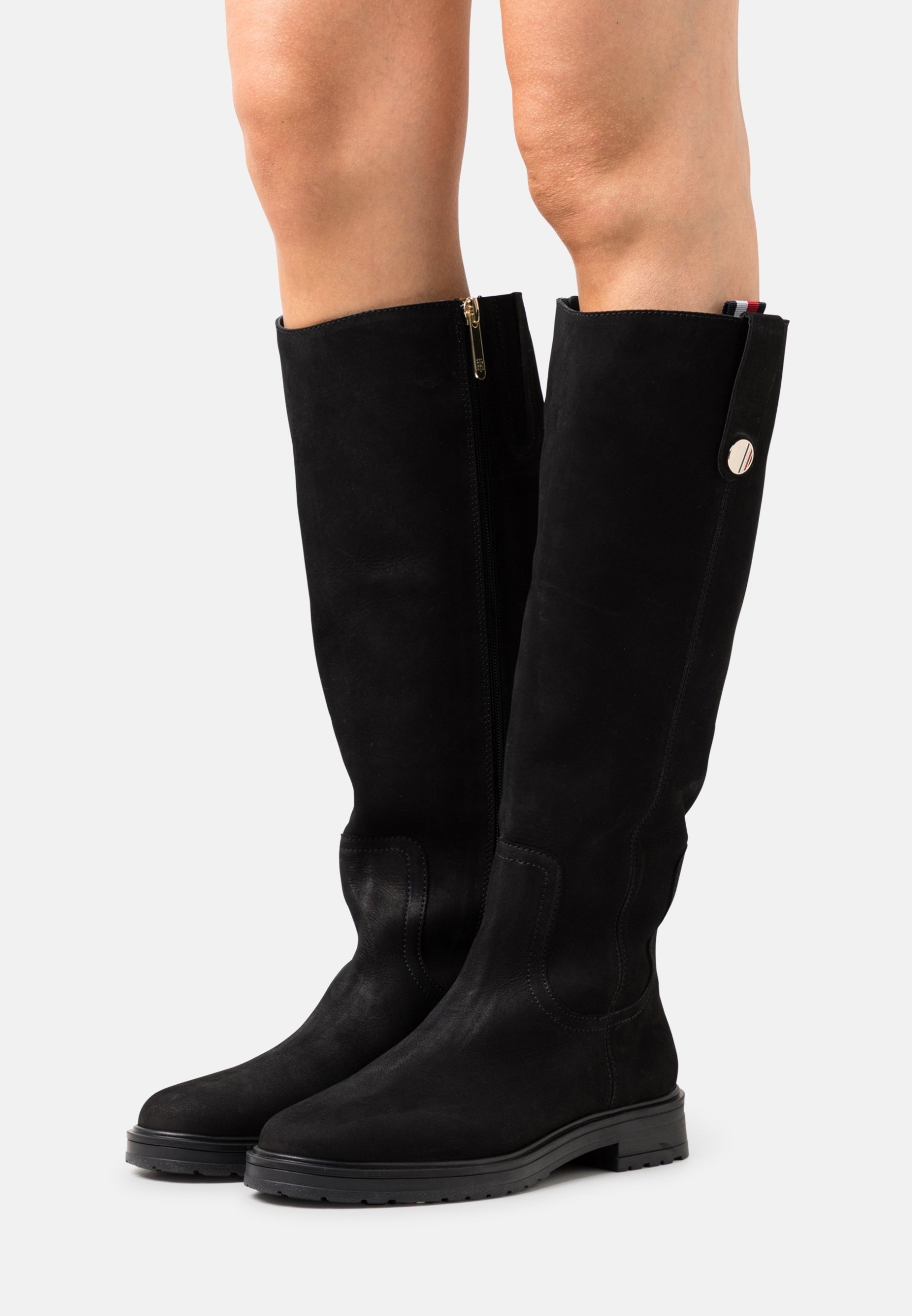 Kozačky kozačky Tommy Hilfiger Th Coin Longboot FW0FW07049 R 36